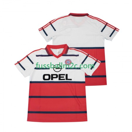 Fußballtrikots Bayern München 1999 Retro Auswärts Trikotsatz 1998